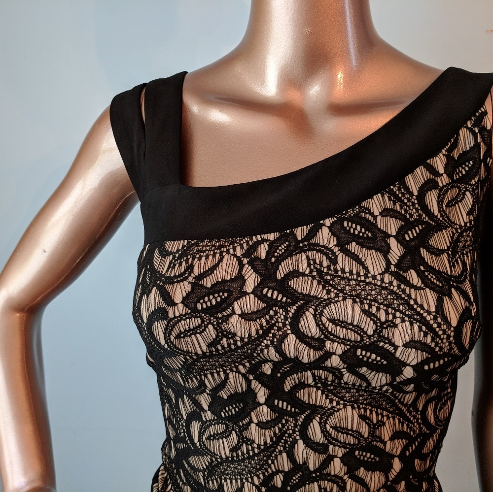 💟 S+L Fashions Lace Front & Back Bodycon Dress